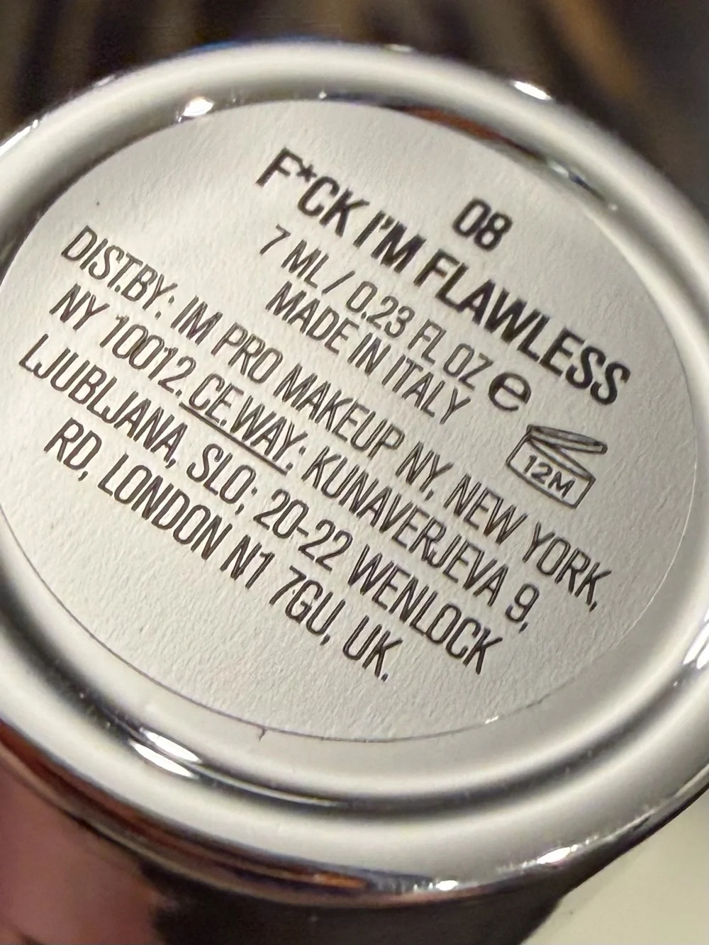 Il Makiage Multi Use‎ Perfecting Concelear 08 F*CK I’M FLAWLESS New .23 oz ITALY